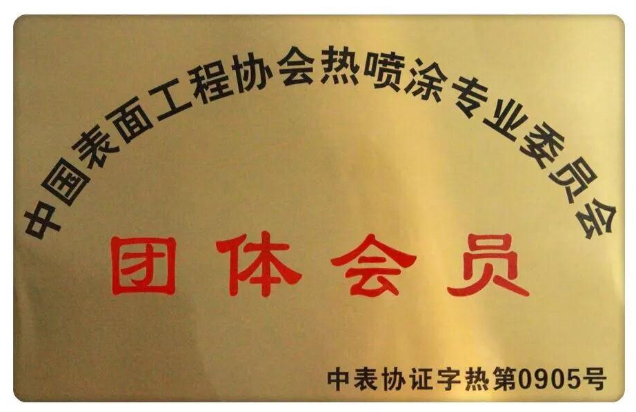 bevictor伟德正式加入中国热喷涂专业委员会